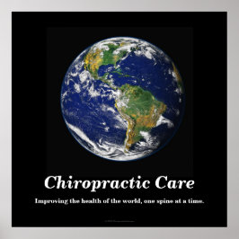 Poster Chiropractic: Melhorando a saúde mundial