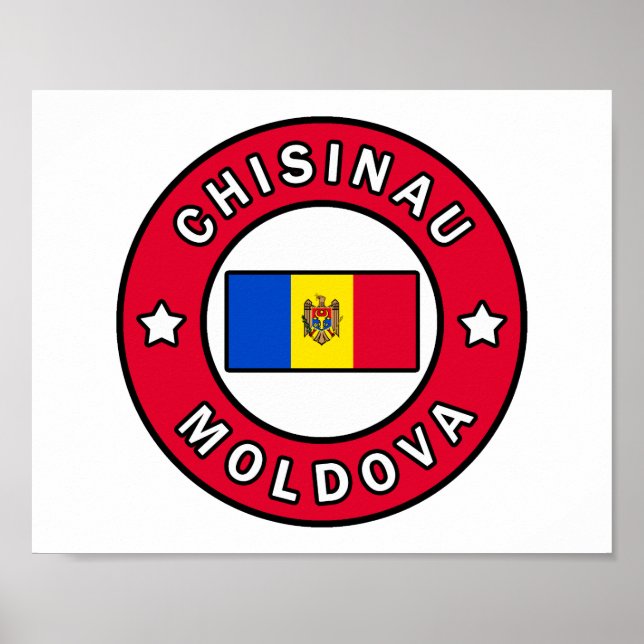 Poster Chisinau Moldova (Frente)