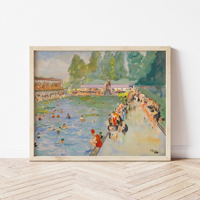 Poster Chiswick Baths | Sir John Lavery (Criador carregado)