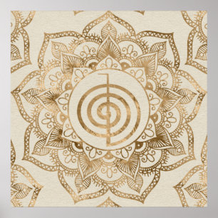 Poster Cho Ku Rei - Louro pastel mandala