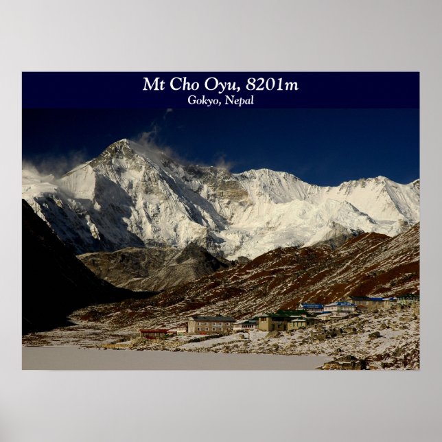 Poster Cho Oyu and Gokyo (Frente)