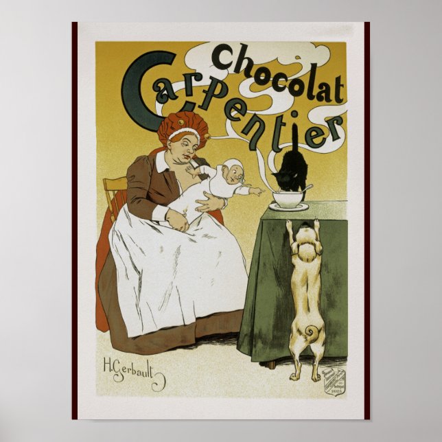 Poster Chocolat Carpentier (Frente)