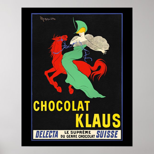 Poster Chocolat Klaus, anúncio de colheita, (Frente)