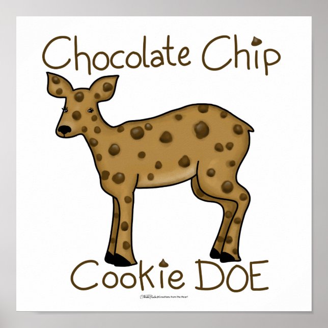 Poster Chocolate Chip Cookie Doe (Frente)