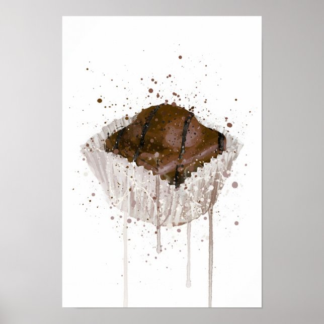 Poster Chocolate Noiva Francesa (Frente)