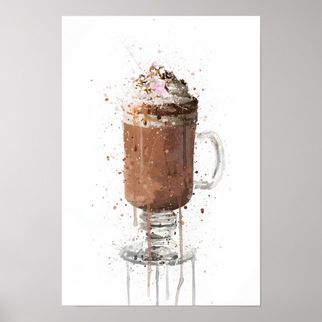 Poster Chocolate Quente (Frente)