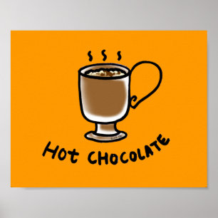 Pôster Chocolate quente