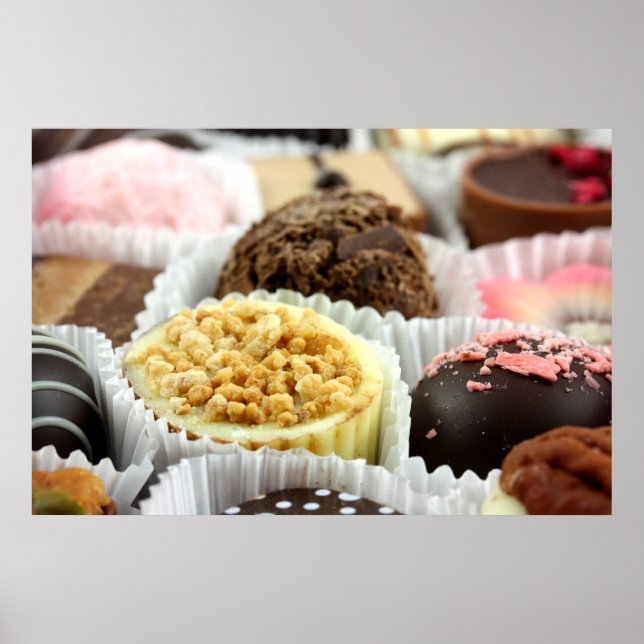 Poster Chocolates de luxo (Frente)