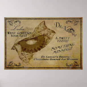 Pôster Chocolates do Dr. Lemur