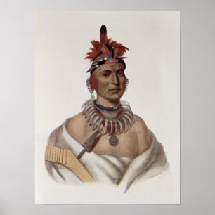 Pôster Chon-CA-Pe ou "Kansas grande", um chefe de Oto