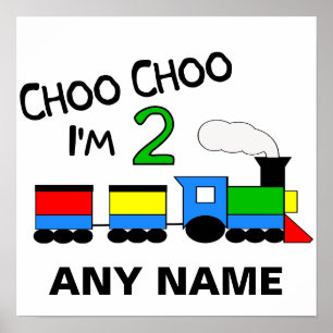 Poster Choo Choo, tenho 2! Com trem