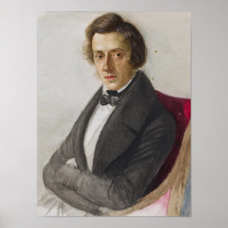 Poster Chopin Portrait