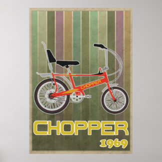 Poster Chopper Bike