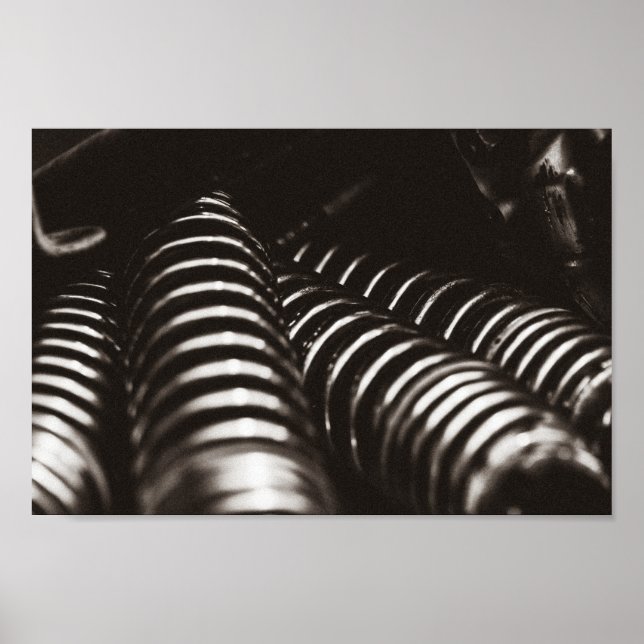 Poster Choques de motocicletas Vintage (Frente)