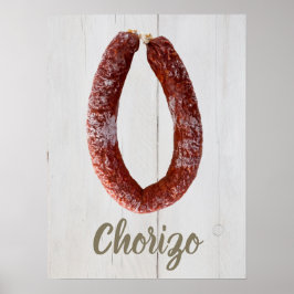 Poster Chorizo Sausage