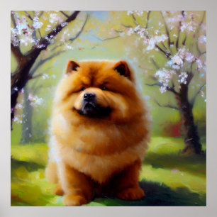 Poster Chow Chow Dog