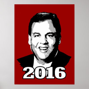 POSTER CHRIS CHRISTIE 2016 CANDIDATO