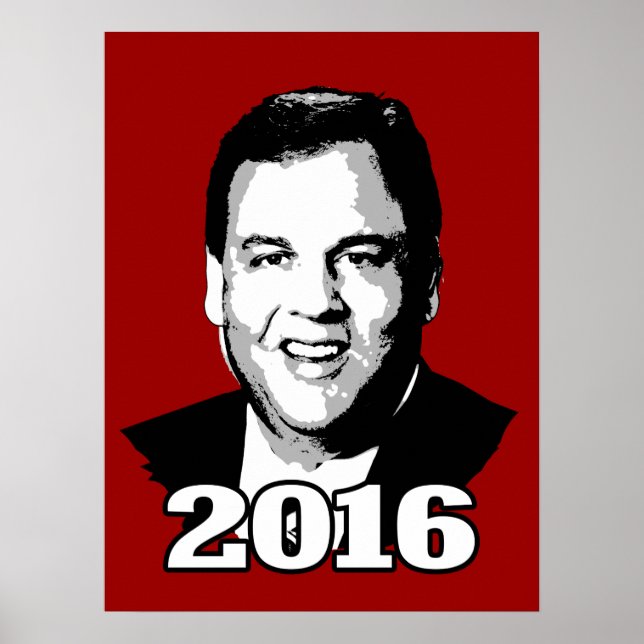 POSTER CHRIS CHRISTIE 2016 CANDIDATO (Frente)