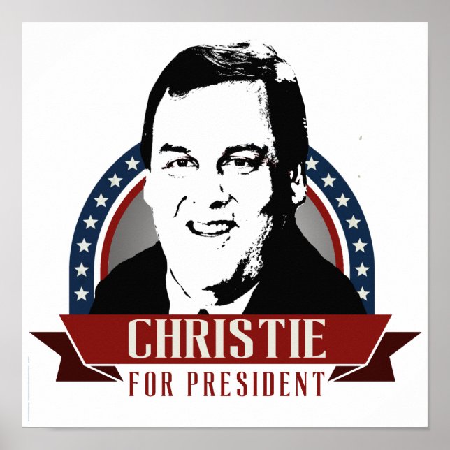 POSTER CHRIS CHRISTIE 2016 SPANGLE (Frente)