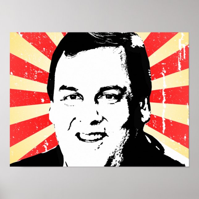 PÔSTER CHRIS CHRISTIE PROPAGANDA (Frente)