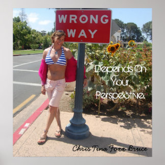 Pôster Chris Tina Foxx Bruce Depende De Sua Perspectiva