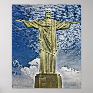 Poster Christ the Redeemer Rio