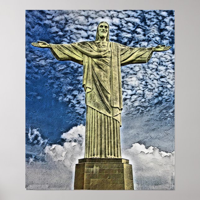 Poster Christ the Redeemer Rio (Frente)