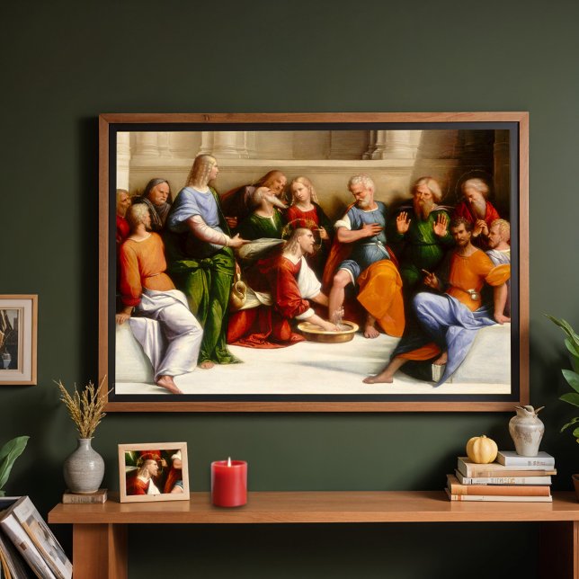 Poster Christ Washing the Disciples' Feet, Garofalo (Criador carregado)