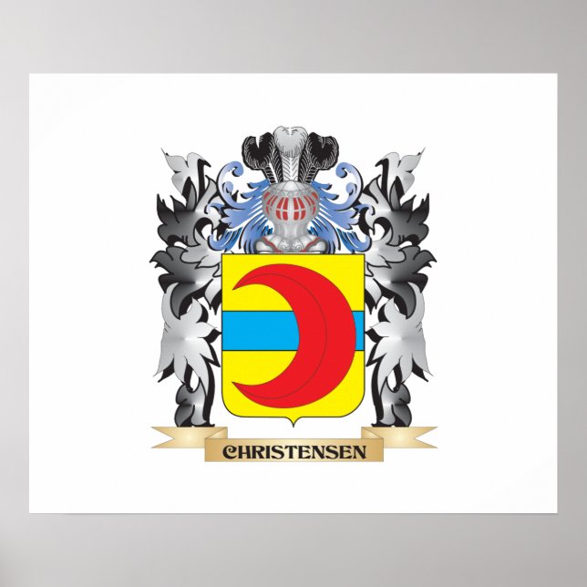 Pôster Christensen Casaco de Arms - Crest Familiar (Frente)