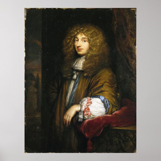 Pôster Christiaan Huygens Retrato de Bernard Vaillant (Frente)