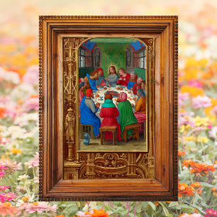 Poster Christian, a última Páscoa Eucarista Jesus