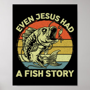 Poster Christian B Pescaria Até Jesus Tinha Arranjo De Es