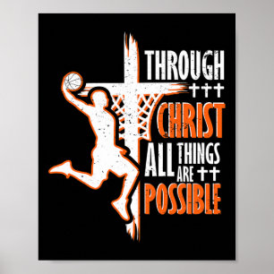 Poster Christian Bysketbyll Jesus Cristo Bysketbyll Relig