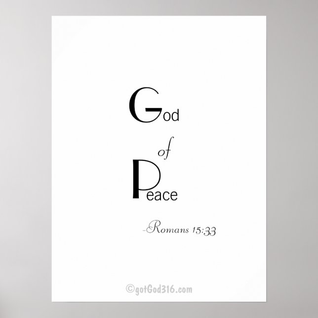 Poster Christian cita gotGod316.com Wall Art (Frente)