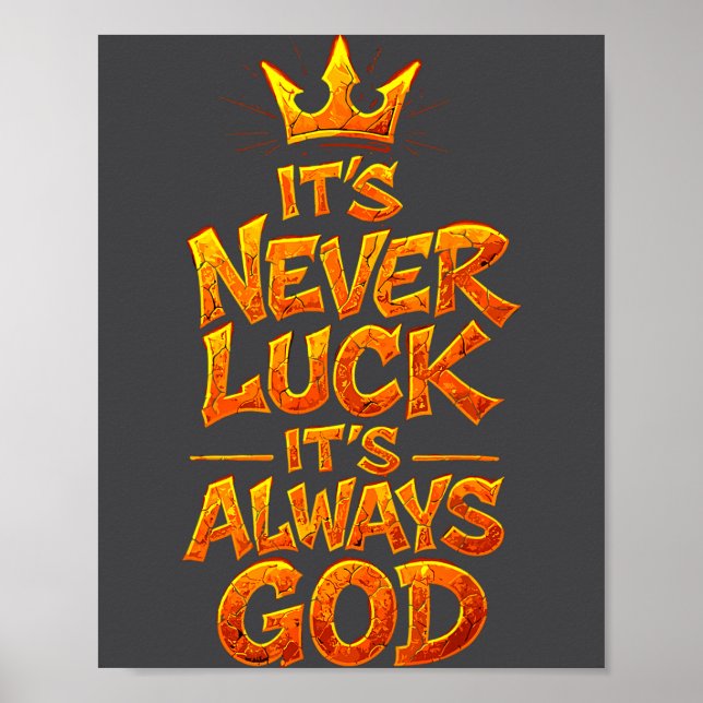 Poster Christian Faith God Quote Religious Belief Men Wom (Frente)