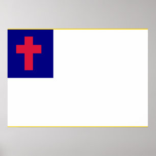 Pôster Christian Flag
