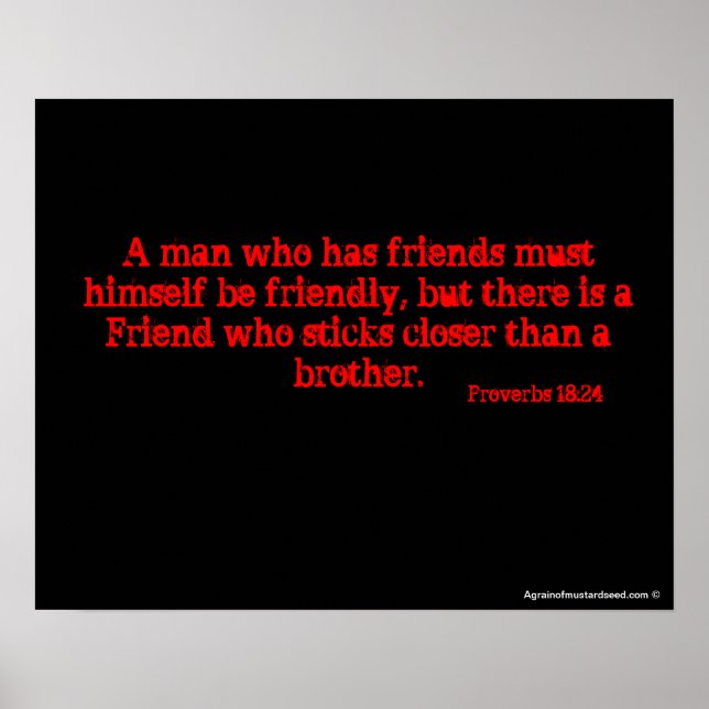 Pôster Christian Friendship (Frente)