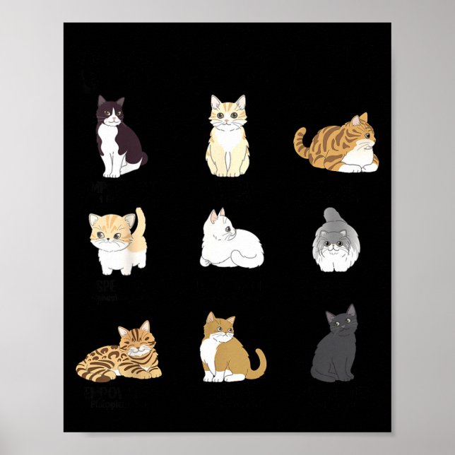 Poster Christian Girl God Says I Am Cat Jesus Faith Bible (Frente)