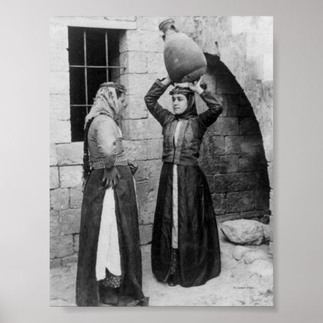 Pôster Christian Girls in Nazareth (Frente)