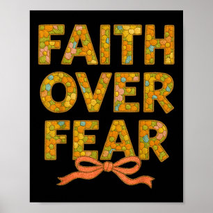 Poster Christian Jesus Deus Amante Bordados Florais Fé
