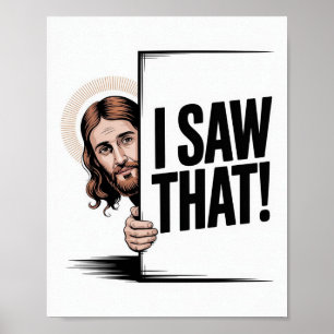 Poster Christian Jesus Meme   Jesus Humoroso Que Vi
