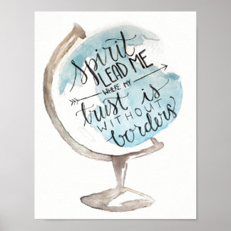 Pôster Christian poster, hillsong, globo art