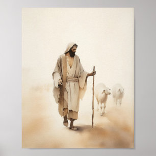 Poster Christian Wall Art - Decoração doméstica inspirada