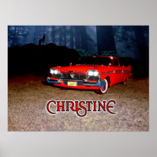 Poster Christine Plymouth Fury 1958