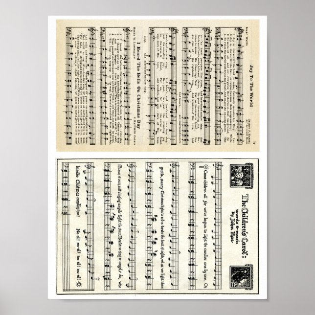 Poster Christmas Carols: Joy to the World, The Children's (Frente)