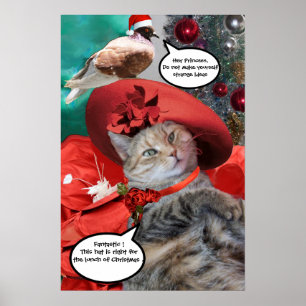 PÔSTER CHRISTMAS CELEBRATIONS OF PRINCESS TATUS CAT