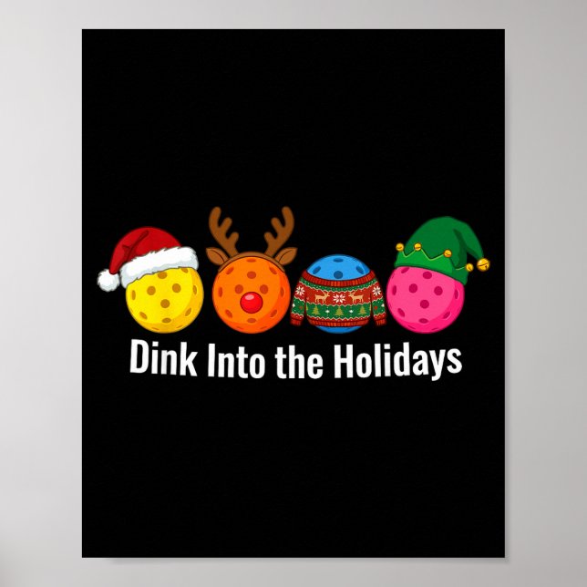 Poster Christmas Ckleball Santa Reindeer Elf Ugly Xmas Sw (Frente)