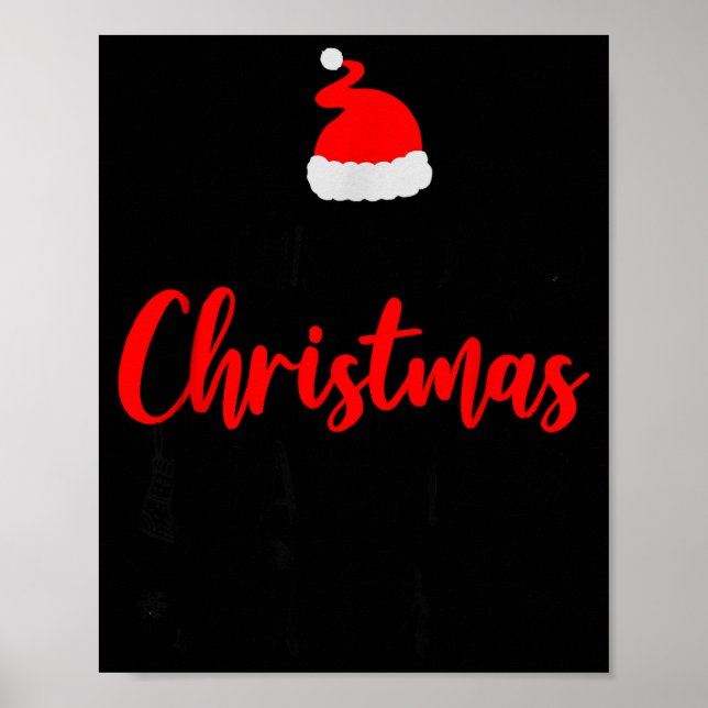 Poster Christmas Crew Funny Matching Squad Pajamas Xmas G (Frente)