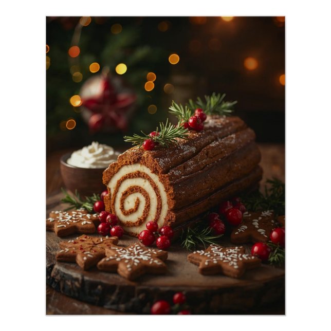 Pôster Christmas day dessert Poster (Frente)