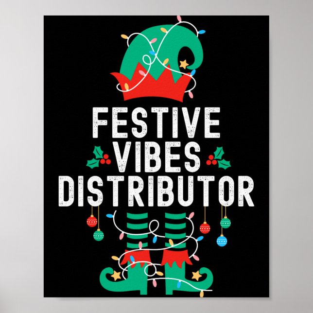 Poster Christmas Elf Office Team Party Family Matching _2 (Frente)